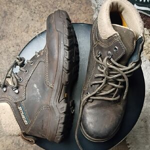 Caterpillar Men's Dark Brown Leather Boots